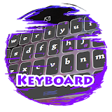 Purple light beams Keypad Skin icon