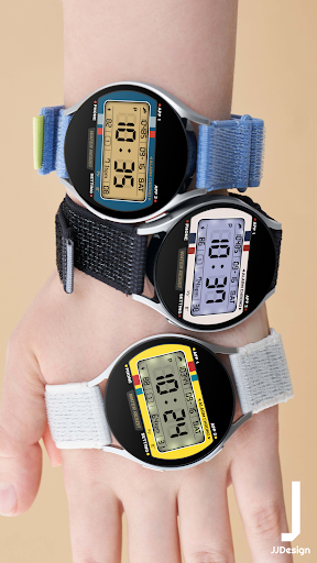Android application JJ-Digital032 Watch Face screenshort