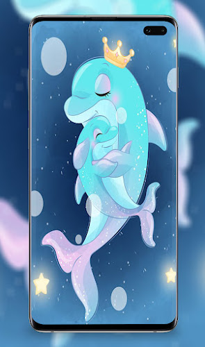 cute dolphin cartoon wallpaper - Latest version for Android - Download APK