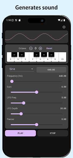 App screenshot
