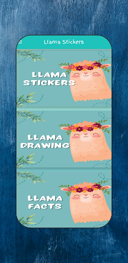 Llama Stickers and Llama Drawing