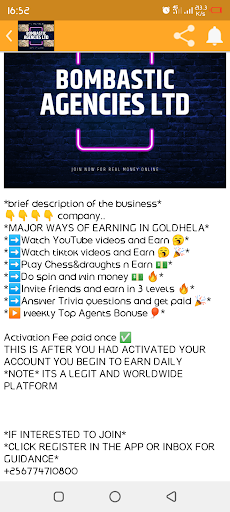 BOMBASTIC AGENCIES LIMITED