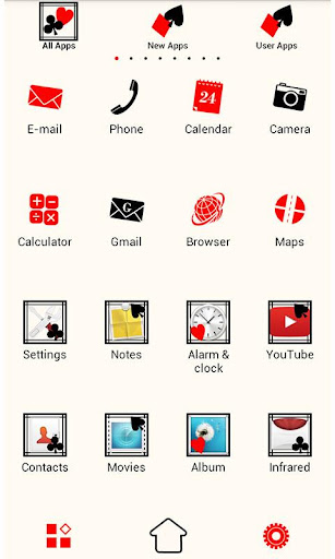 Cards in Wonderland Theme Screen 2