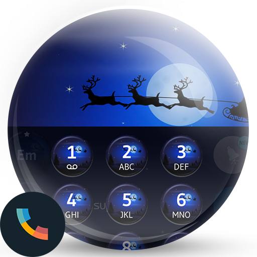 Theme Dialer Xmas Night sky
