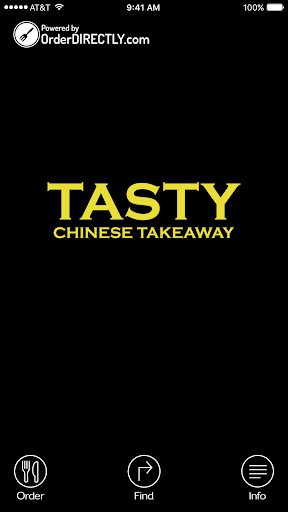 Android application Tasty Chinese Takeaway, Tipton screenshort