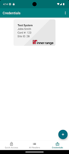 IR Mobile Access Screen 3