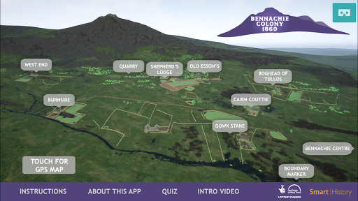 Digital Bennachie Colony Trail Screen 2