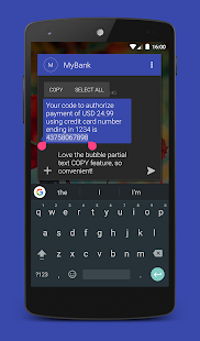 Textra SMS Schermata