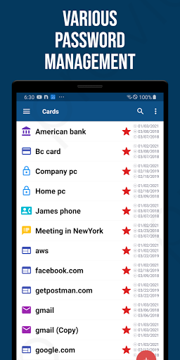 SmartWho Password Manager Screen 2