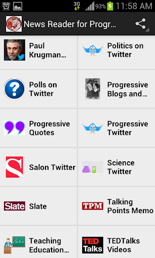 News Reader for Progressives Latest Political News