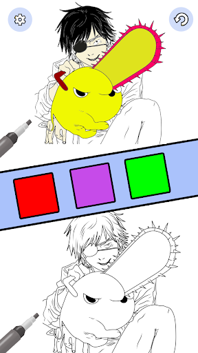 Chainsaw Man Color Book