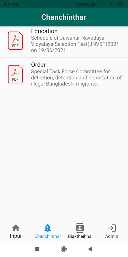 Android application Tlangau screenshort