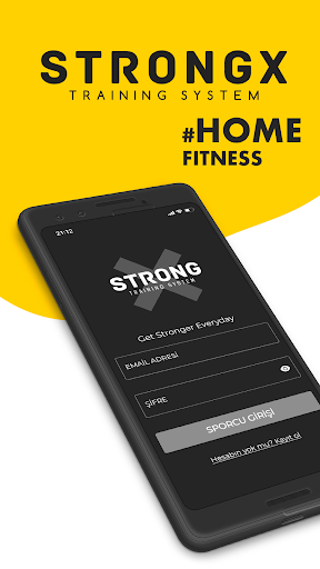 Android application StrongX screenshort