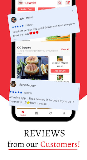 OnlineCafe - Food Delivery App Screen 3