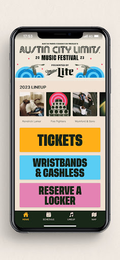 Android application ACL Music Festival screenshort