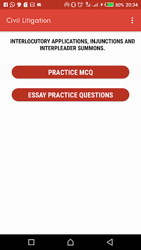 Simply Bar Finals Screen 3