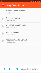 Holy Quran Juz 16 MP3