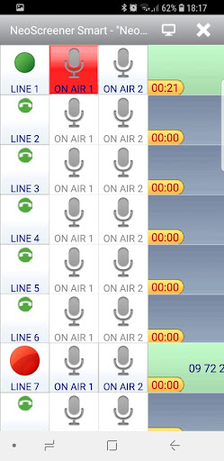 NeoScreenerSmart - Radio Studi Screen 3