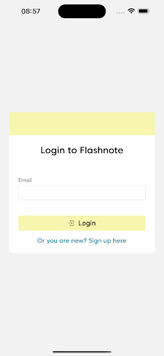 Android application Flashnote screenshort