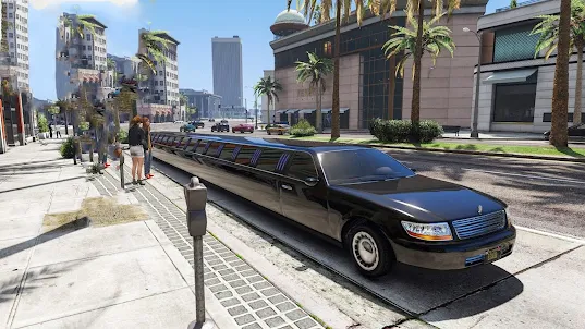Big City Limo Car Driving Game