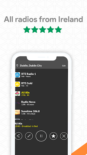 Android application Radios Irlanda screenshort