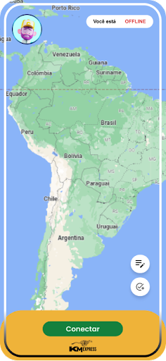Android application KM Express - Profissional screenshort