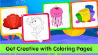 screenshot of Unicorn Coloring Book & Games