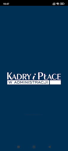 Android application Kadry i Płace w Administracji screenshort