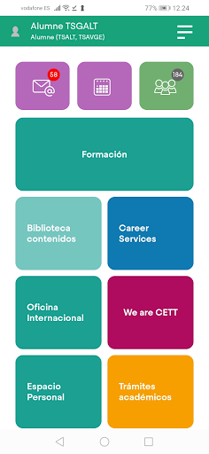 CETT Campus Virtual Screen 2