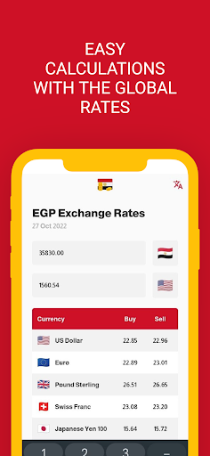 Egyptian Pound Exchange Rates Screen 3