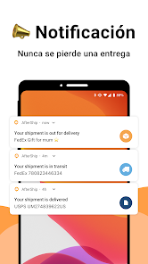 Screenshot 8 AfterShip Buscador de paquetes android