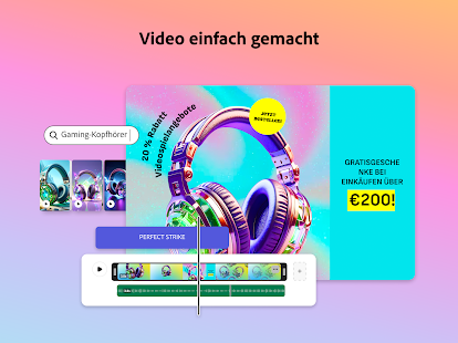 Adobe Express: KI Foto, Video Screenshot