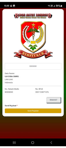 RSPAD Gatot Soebroto - Mobile Screen 2