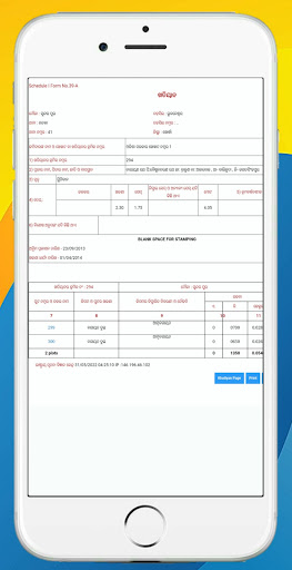 Odisha Bhulekh - Khatiyan info