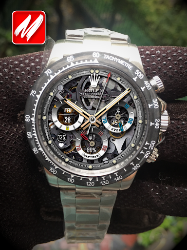 Rolex Skeleton watch face