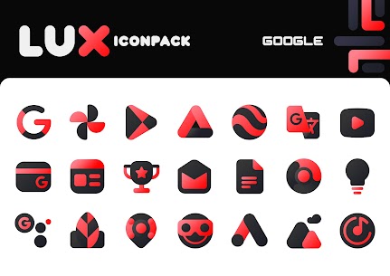 Lux Red IconPack Apk 1.0 (Paid) 3