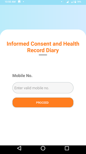 Android application Clinion- Guduchi Patient Diary screenshort