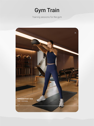 Screenshot of OYSHO TRAINING: Workouts
