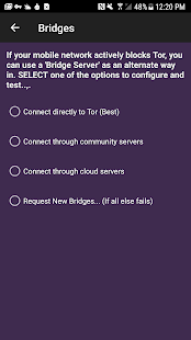 Orbot Proxy con Tor Screenshot