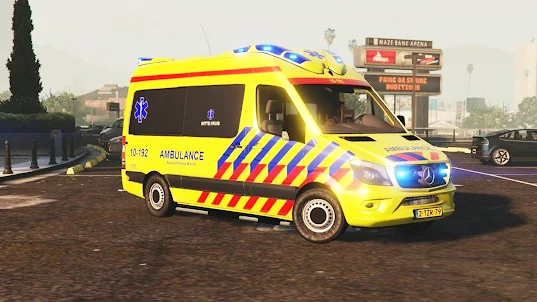 سيارة إسعاف محاكي لعبة المدقع
