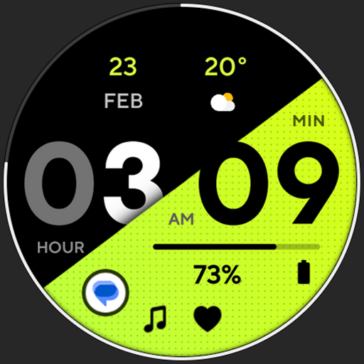Rush E: Watch face logo