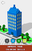 screenshot of Color by Number 3D Voxel paint