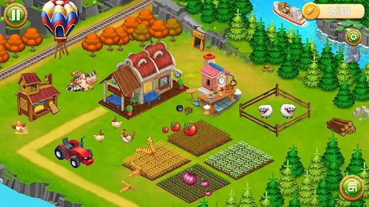 Farm Town Offline Farming Game