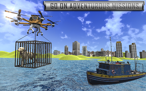 Animal Rescue Games 2020: Drone Helicopter Game apkpoly screenshots 13