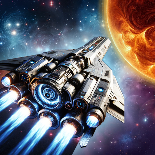 By the Sun: Space Shooter Game logo
