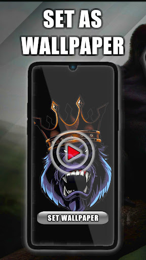 Gorilla Live Wallpaper Screenshot 1 - AppWisp.com