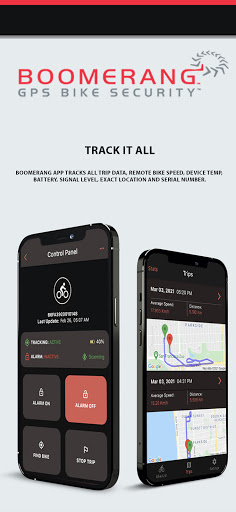 Boomerang GPS Bike Anti-Theft Screen 2