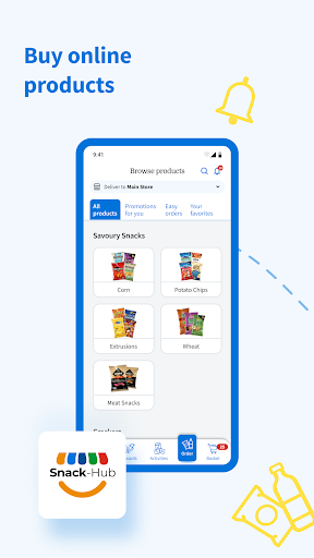 Android application Snack-Hub screenshort