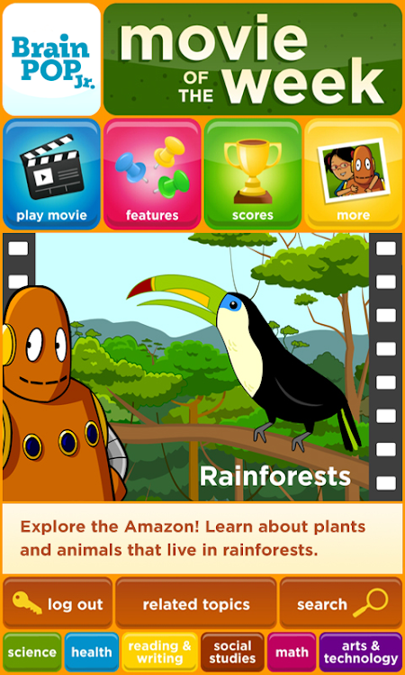 BrainPOP Jr. Movie of the Week - New - (Android)