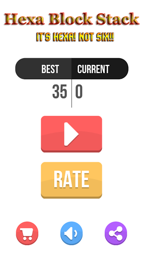 Android application Hexa Block Stack screenshort